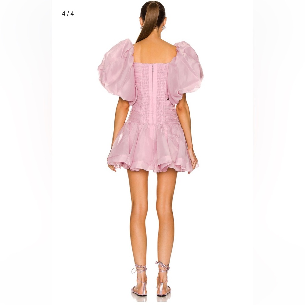AJE Myriad Cut Out lilac Mini Dress - Picture 9 of 10